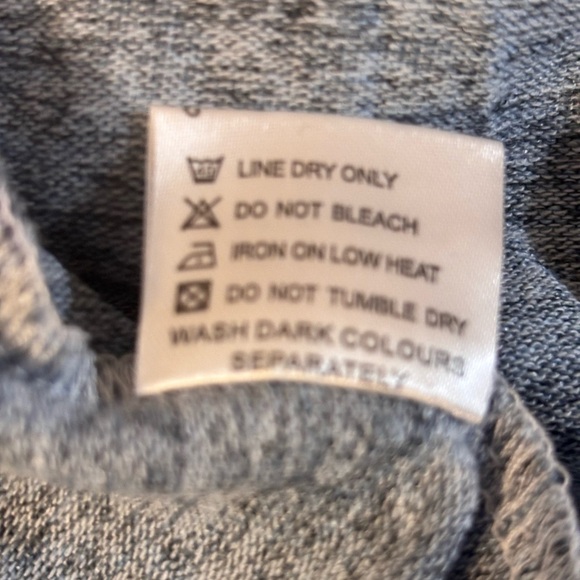 Haute Blue and Gray Women's Crew Neck Sweater - Picture 6 of 7